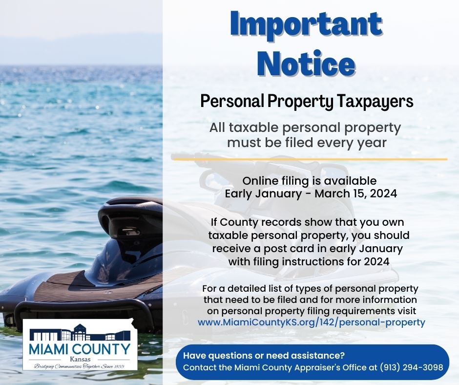 Personal Property Tax Notices Sent (5)